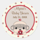 Search for sock monkey party stickers Brown