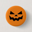Search for jack o lantern face buttons Orange