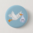 Recherche de cigogne badges Bleu