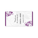 Search for purple and silver wedding stickers Heart