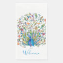 Recherche de paon serviettes Vert