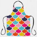 Search for fish pattern aprons Colourful