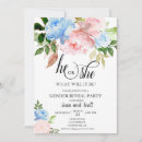 Search for floral gender reveal invitations Flower