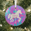 Search for carousel horse ornaments Pink