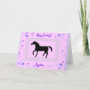 Search for horse for daughter birthday cards For her