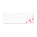 Search for all return address labels Red