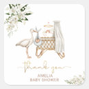 Search for elegant stork baby shower stickers Watercolor