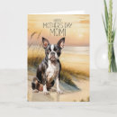 Search for boston terrier mothers day cards Dog lover