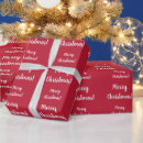 Search for red wrapping paper Typography