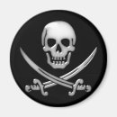 Recherche de drapeaux croisés magnets Jolly roger