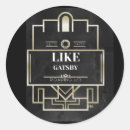 Search for gatsby party stickers Retro