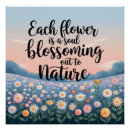 Recherche de citation nature posters Floral