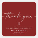 Search for square wedding stickers Heart