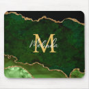 Recherche de or et vert tapis souris Agate