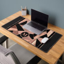 Recherche de or rose géométrique tapis souris Motif