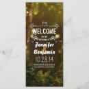 Search for enchanted forest wedding programs Rustic