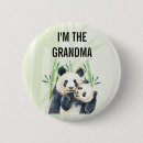 Search for cute panda buttons Black and white