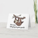 Search for funny sloth birthday cards Cute