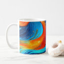 Search for blue fire mugs Abstract