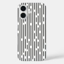 Search for lines pattern iphone cases Black