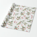 Search for holly berry wrapping paper Botanical