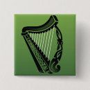 Search for irish harp buttons Saint patrick