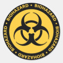 Search for biohazard sign stickers Yellow