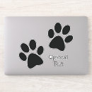 Search for paw print design stickers Dogs