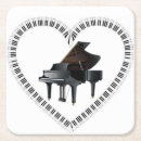 Recherche de piano dessous de verres Blanc