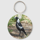 Search for magpie keychains Black and white