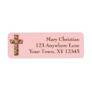 Search for easter cross return address labels Vintage