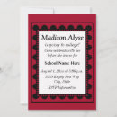 Recherche de pois noir rouge invitations Célébration