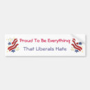 Search for no hate bumper stickers Anti liberal