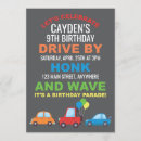 Search for car parade birthday invitations Quarantine