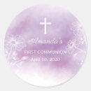 Search for purple baptism stickers Cross