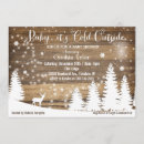 Search for its cold outside baby baby shower invitations Deer