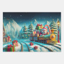 Search for polar express wrapping paper North pole