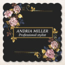 Search for business card coasters Black