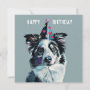Recherche de border collie birthday cards Dog