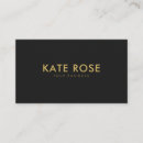 Search for black and gold business cards Minimalist