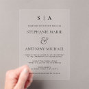 Search for black acrylic invitations Minimal