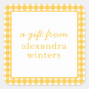 Search for orange gingham stickers Thank you