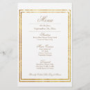 Search for gold border wedding menus Script