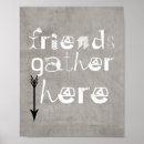 Search for fun friends posters Typography