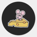 Search for mouse with cheese stickers Rodent