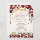Search for red white quinceanera invitations Elegant