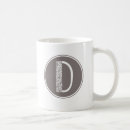 Search for monogram d mugs Trendy