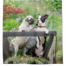 Search for boston terrier shower curtains Puppy