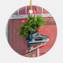 Search for red door ornaments Festive