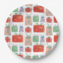 Search for retro christmas paper plates Santa baby
